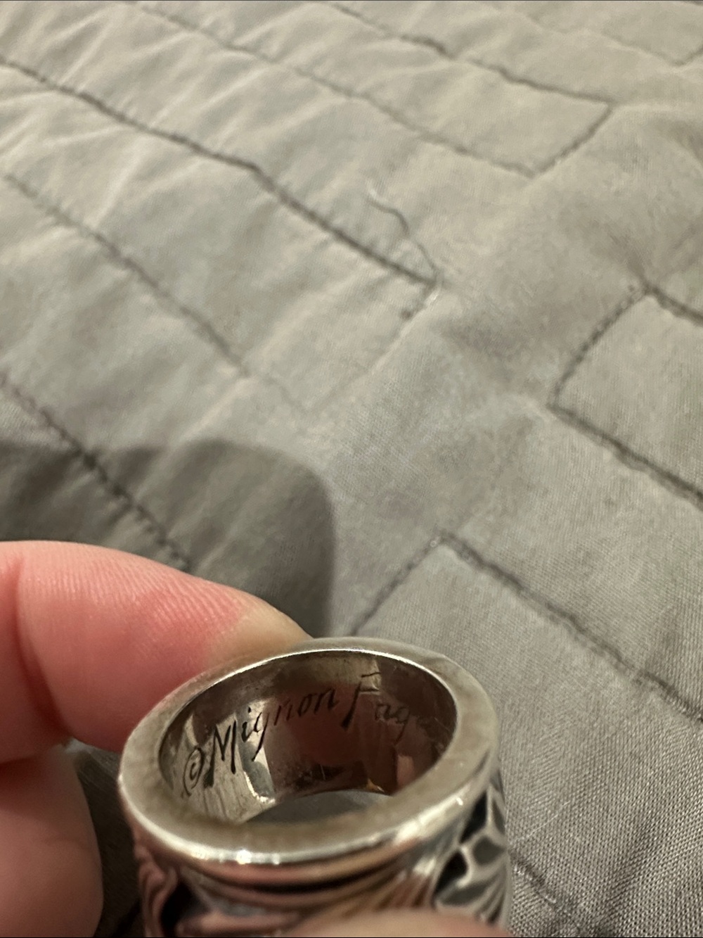 Mignon Faget size 7 acanthus ring - retired piece - Picture 3 of 3